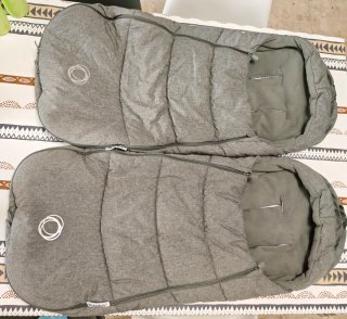 2 Sacos Silla Invierno Bugaboo Grises Donkey 5