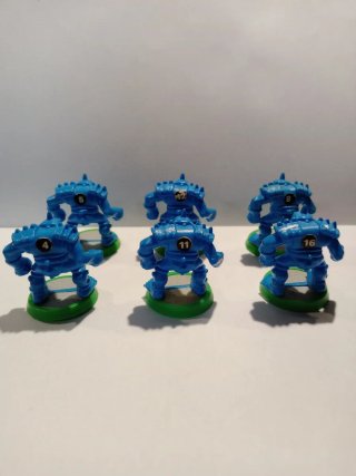 6 Orcos Blood Bowl 2ª Edición Plástico, 1988.