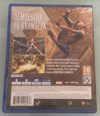 Marvel Spiderman y Miles Morales PS4