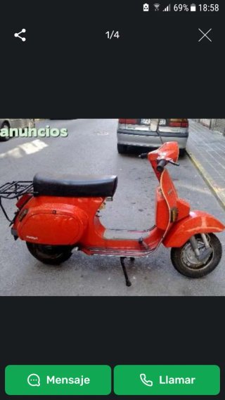 para colecionistas Vespa arranque electrico