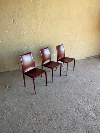 Sillas Italianas Piel Marrón