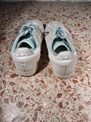 Adidas Gazelle Beige/Teal