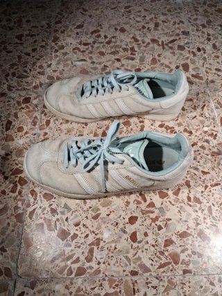Adidas Gazelle Beige/Teal