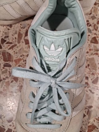 Adidas Gazelle Beige/Teal
