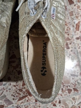 Superga Zapatillas Doradas/Plateadas