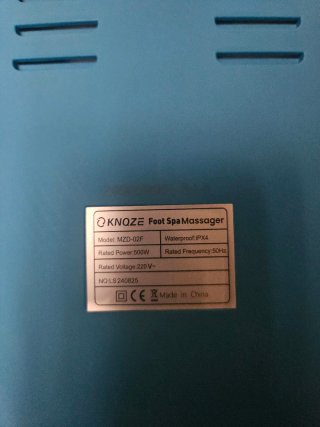 Masajeador de pies con rodillos y luz