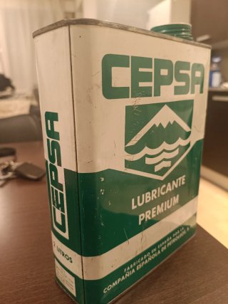 Lata Aceite CEPSA Lubricante Premium Antigua