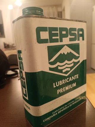 Lata Aceite CEPSA Lubricante Premium Antigua