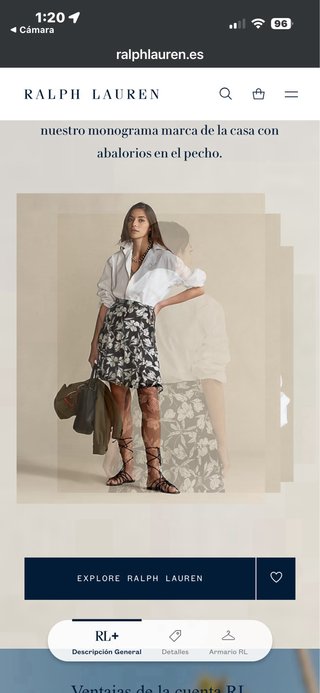 Camisa Ralph Lauren Algodón Blanca