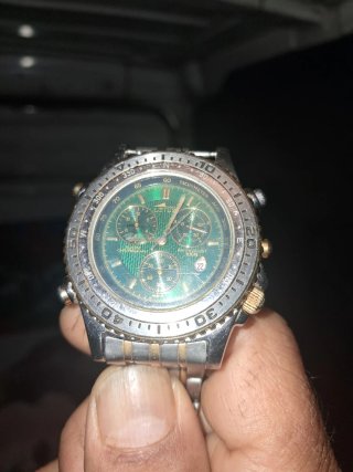 Reloj Lotus Cronógrafo Esfera Verde
