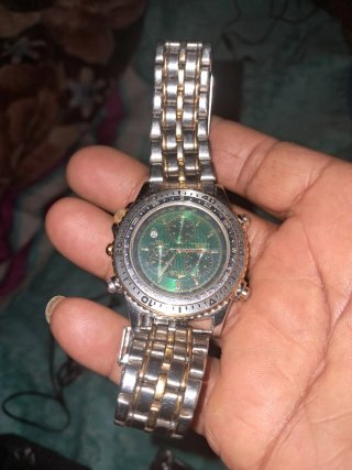 Reloj Lotus Cronógrafo Esfera Verde