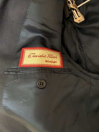 Chaqueta de traje Emidio Tucci azul