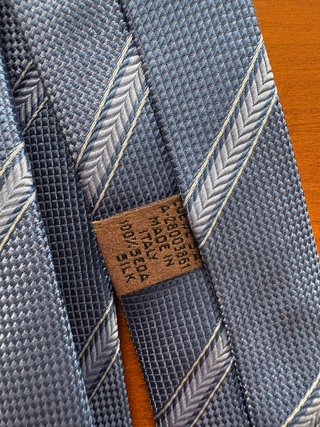 Corbata Loewe azul con rayas
