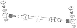 Kit de reparación de latiguillo de freno 25FF