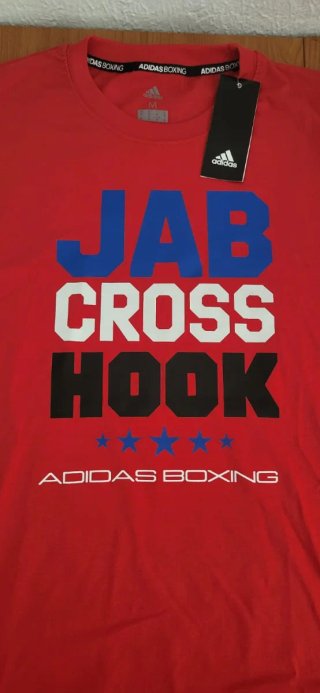 Camiseta Adidas Boxing JAB CROSS HOOK Talla M