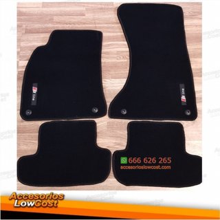 ALFOMBRILLAS S-line 2007- CON RIBETE NEGRO