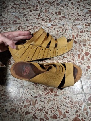 Zapatos Vialis piel abiertos