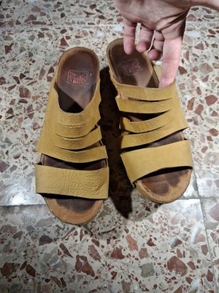 Zapatos Vialis piel abiertos