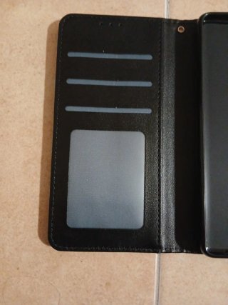 Funda libro móvil con tarjetero