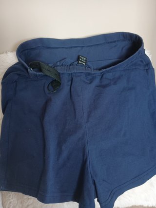 Pantalón corto deporte embarazada azul marino
