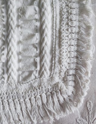 Colcha Nueva de Verano Vintage en blanco