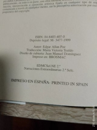 Libro NARRACIONES EXTRAORDINARIAS
