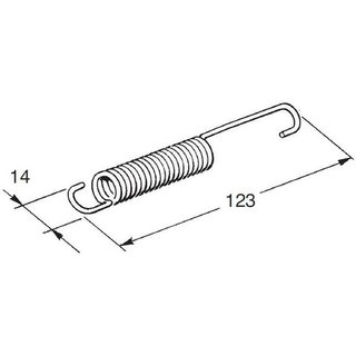 Muelle para caballete central BUZZETTI 3402