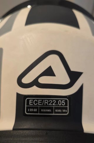 Casco Moto Acerbis Rederwel Talla L (59/60)