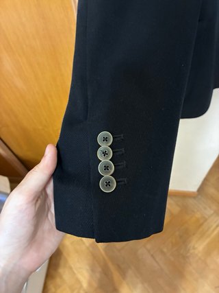 Chaqueta traje Massimo Dutti azul marino