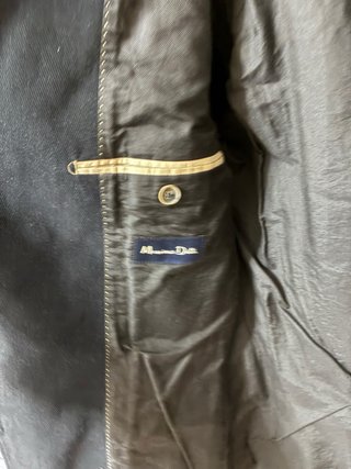 Chaqueta traje Massimo Dutti azul marino
