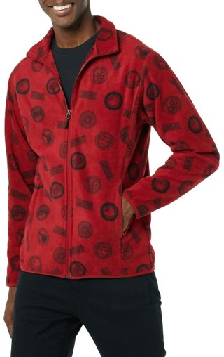 Chaqueta Marvel Unisex Roja y Negra