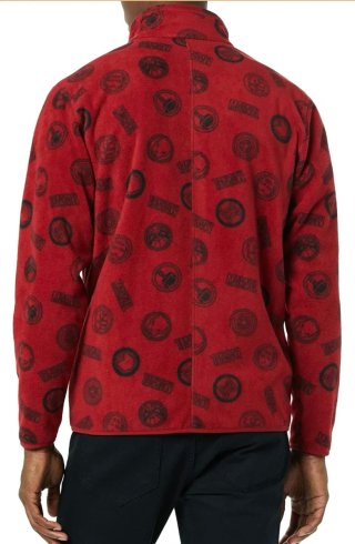Chaqueta Marvel Unisex Roja y Negra