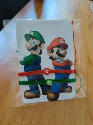 Pulseras Mario Bros hechas a mano