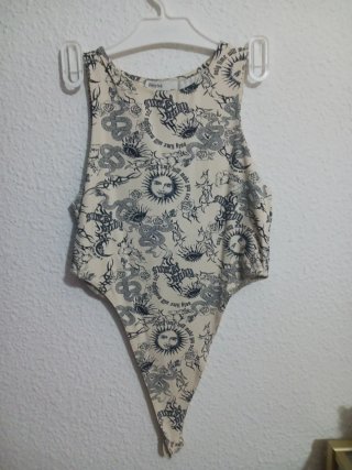 Body Bershka estampado mujer Talla L