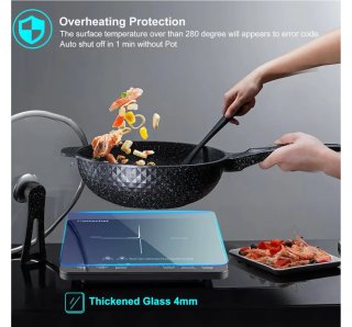 Placa Inducción Portátil AMZCHEF 2000W