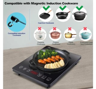 Placa Inducción Portátil AMZCHEF 2000W