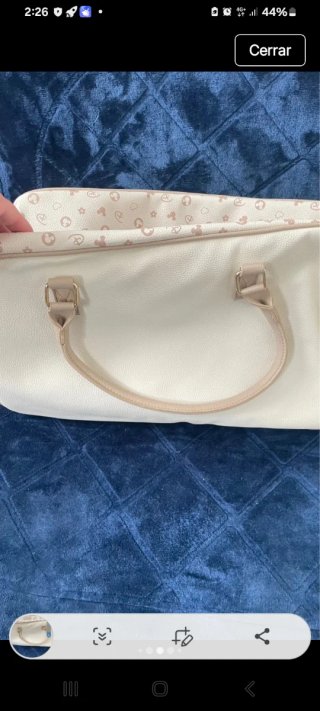 Bolso Mickey Mouse Disney Beige y Marrón