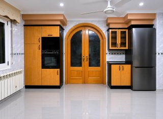Cocina completa con electrodomésticos