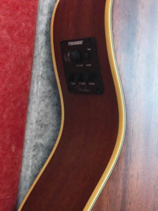 Guitarra Fender Hellcat Electroacústica