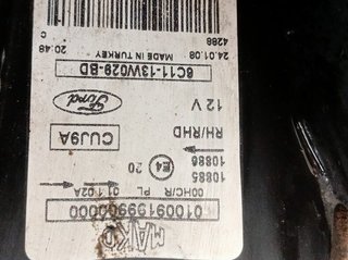 Ford 95117 6c1113w029 faro derecho transit caja ft