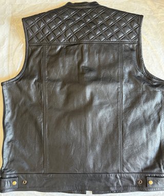 Chaleco de cuero Talla 3XL