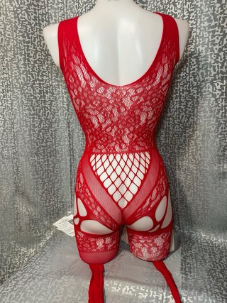 Conjunto Lenceria Rojo Talla Única