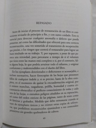 Introducción a la restauración artesanal libros