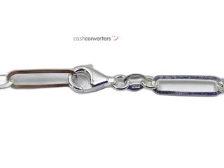 collar plata 925mm con piedra con perla 23cm