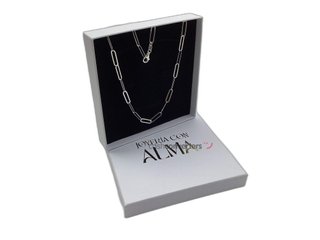 collar plata 925mm con piedra con perla 23cm