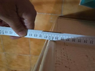 Cómoda 4 cajones ratán y madera