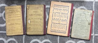 Lote Libros Antiguos Escolares S. XIX-XX