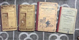 Lote Libros Antiguos Escolares S. XIX-XX
