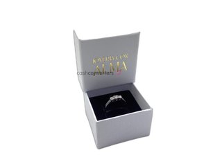 anillo plata 925mm con piedra con diamante de laboratorio