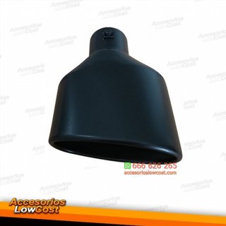 COLA DE ESCAPE TIPO RS4 LADO IZQUIERDO NEGRA